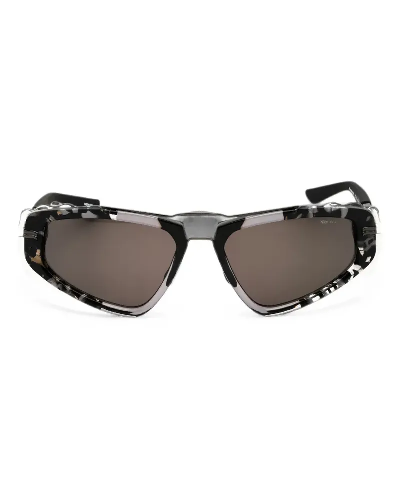 Nike Electric Drip geometric-frame sunglasses - Schwarz Schwarz