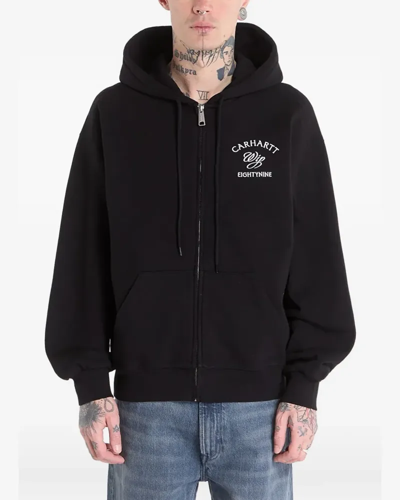 Carhartt WIP Kapuzenjacke mit Reißverschluss - Schwarz Schwarz
