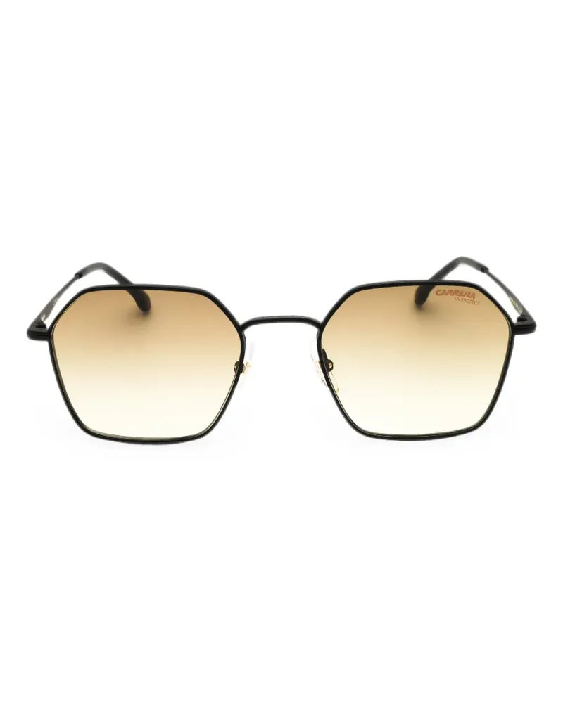 Carrera Sonnenbrille mit geometrischem Gestell - Schwarz Schwarz