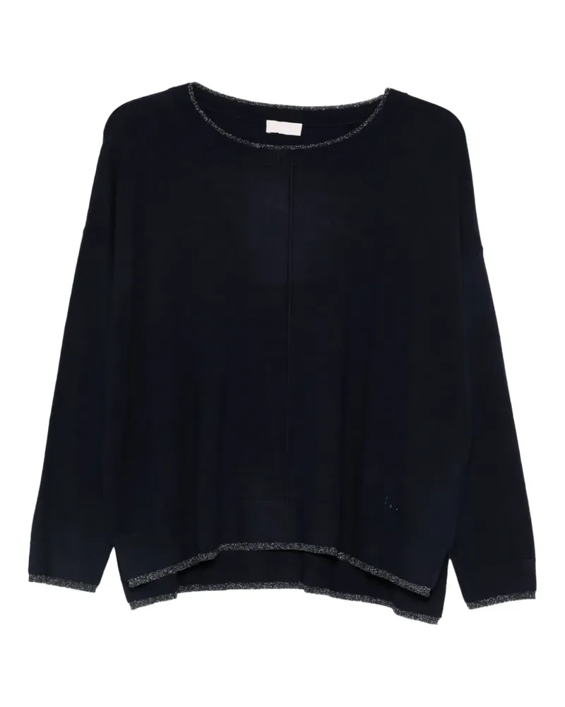 Liu Jo Pullover mit Glitter - Blau Blau