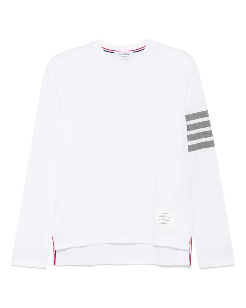 Thom Browne 4 Bar T-Shirt - Weiß Weiß