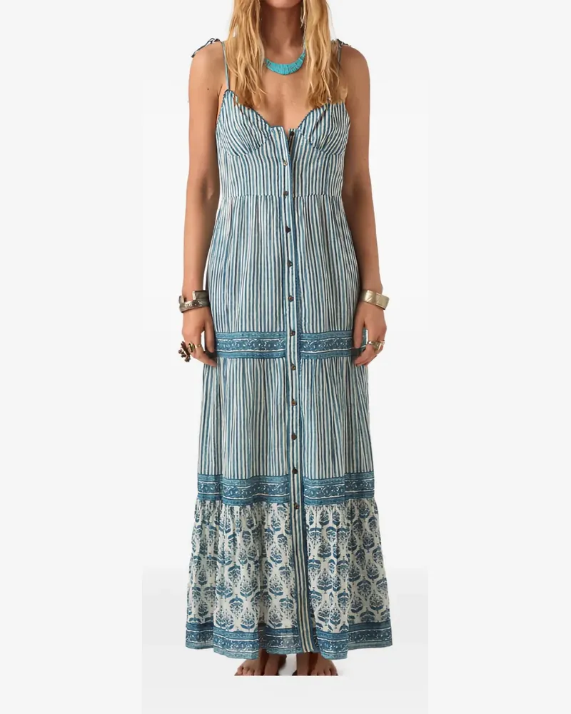 MAISON HOTEL Cristina maxi dress - Blau Blau