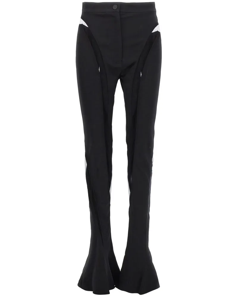 Thierry Mugler Illusions Hose - Schwarz Schwarz