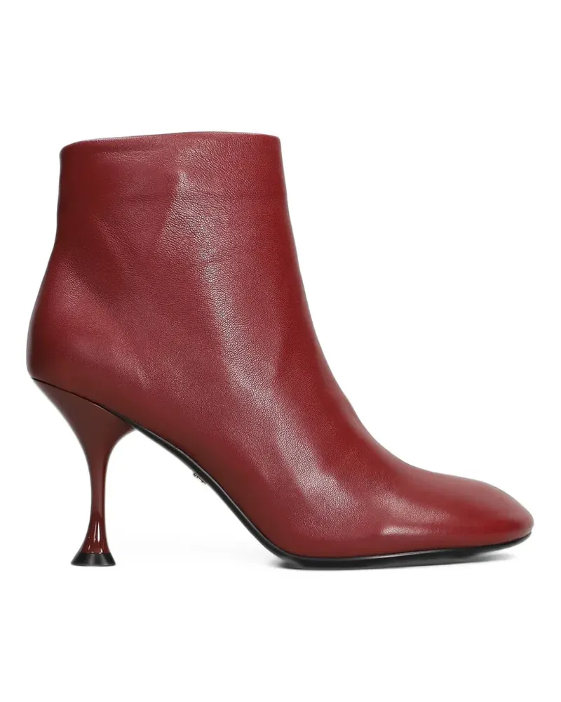 Lola Cruz Elise 85 leather ankle boots - Rot Rot