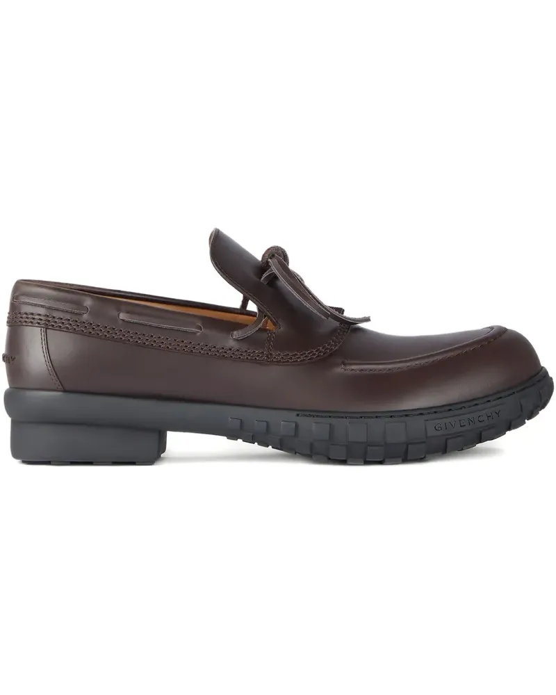 Givenchy tie-detail loafers - Braun Braun