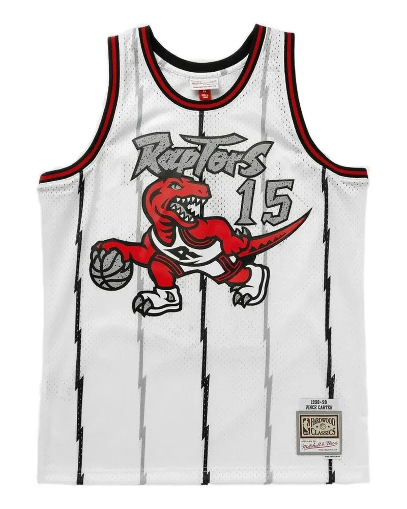 Mitchell & Ness x NBA 1998 Toronto Raptors Weste - Weiß Weiß