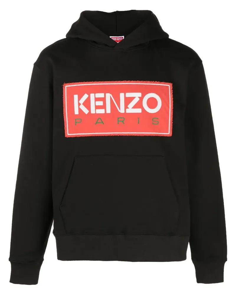 Kenzo Pre-owned SS23 Hoodie mit Logo - Schwarz Schwarz