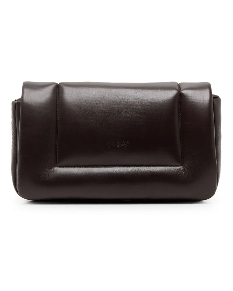 Marsèll Gefütterte Cornice Clutch - Braun Braun