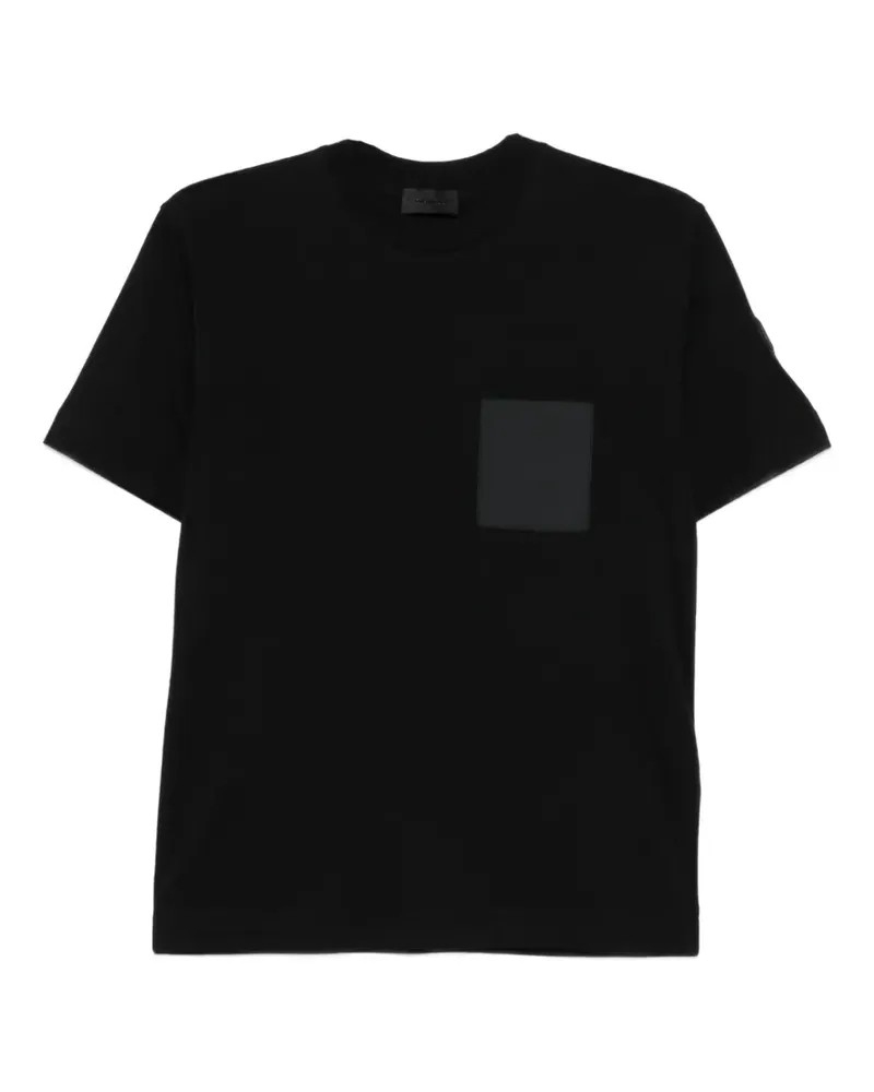 Moncler T-Shirt mit Tasche - Schwarz Schwarz