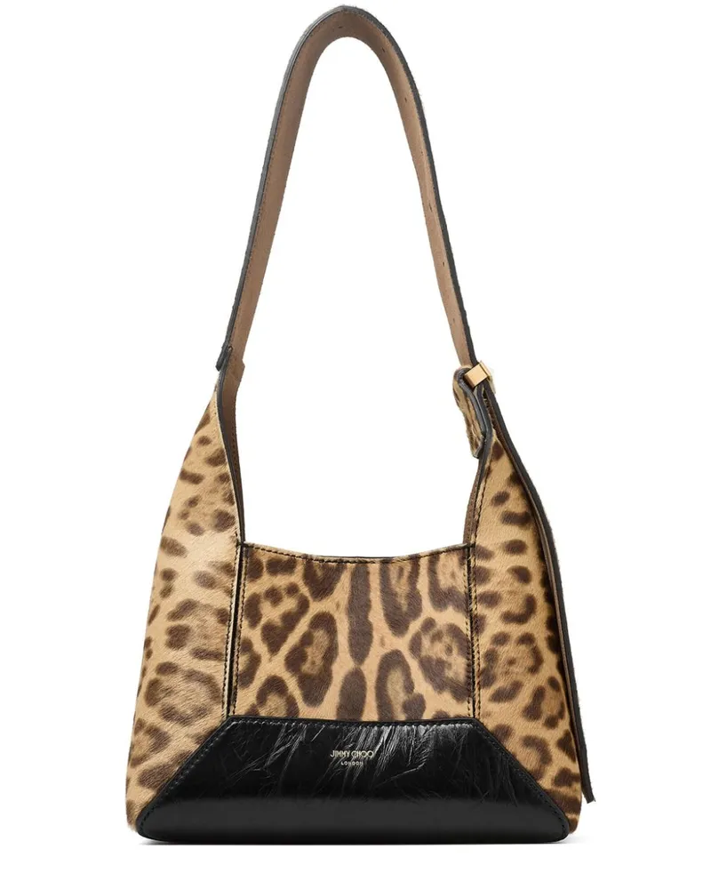 Jimmy Choo Kleine Diamond Schultertasche - Nude Nude