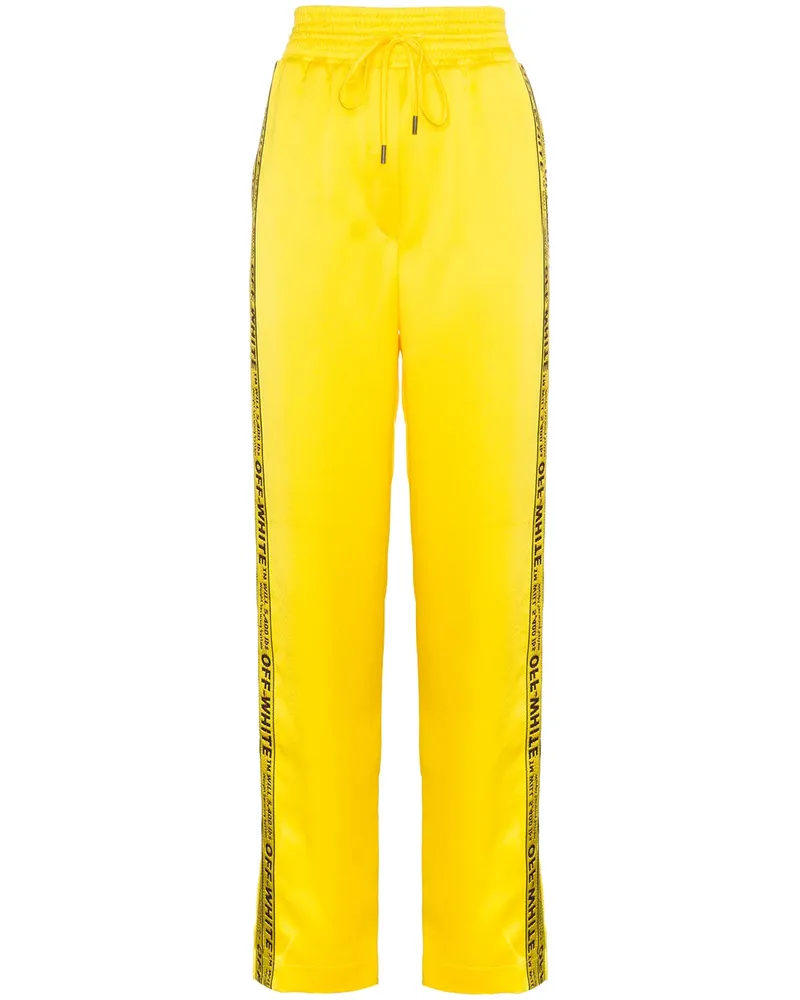 OFF-WHITE Jogginghose mit Logo - Gelb Gelb