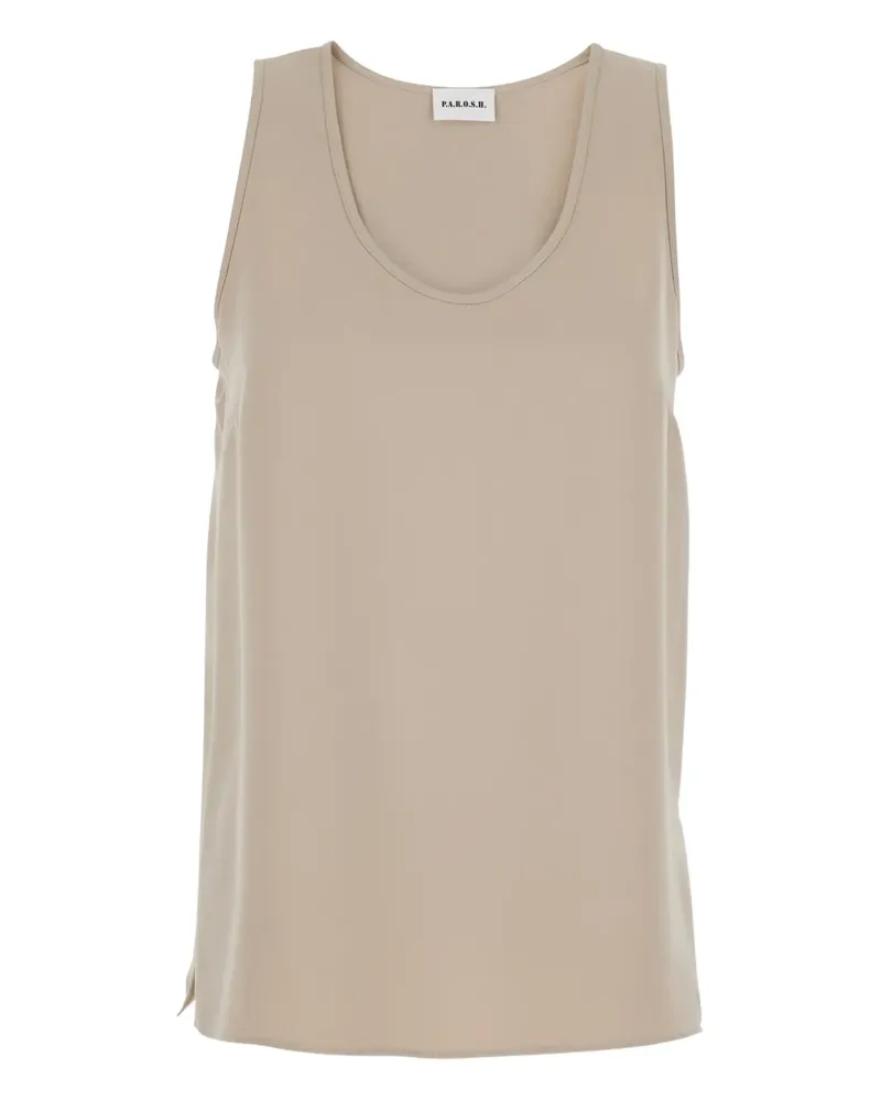 P.A.R.O.S.H. P.A.R.O H. sleeveless top - Nude Nude