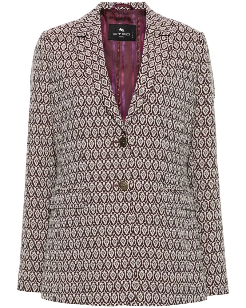Etro Jacquard-Sakko - Nude Nude
