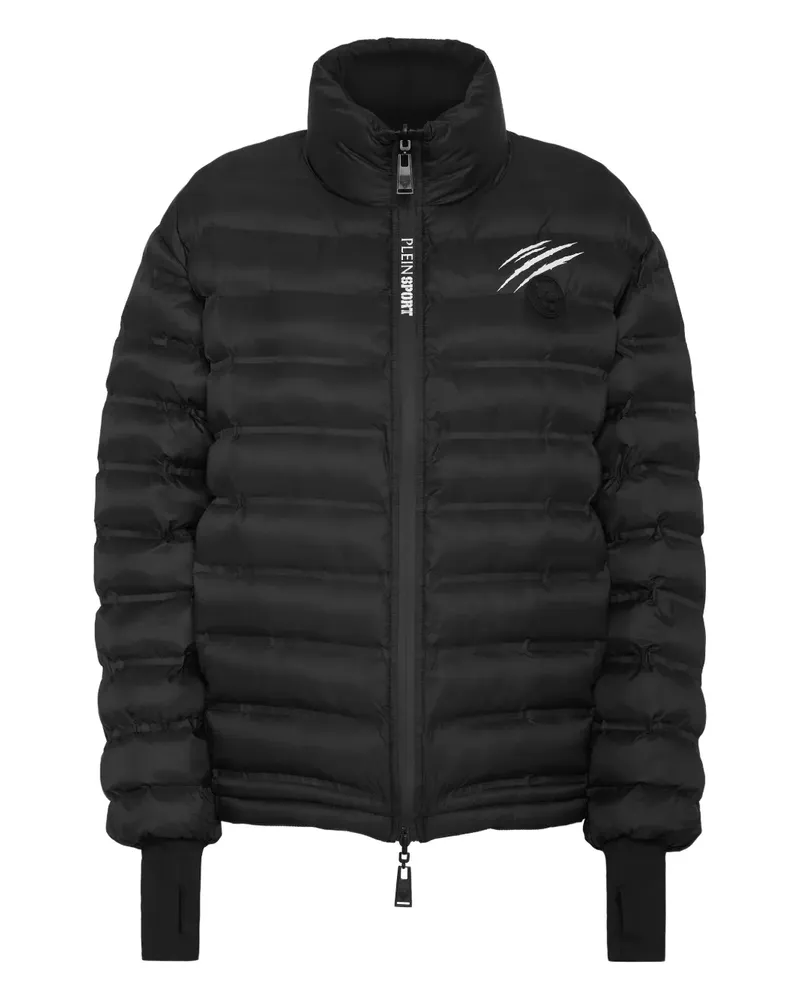 Philipp Plein Gesteppte Jacke - Schwarz Schwarz