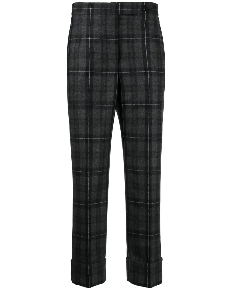 Thom Browne Karierte Cropped-Hose - Grau Grau