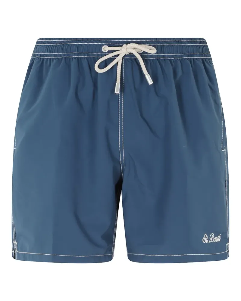 MC2 Saint Barth Patmos contrast-stitch swim shorts - Blau Blau