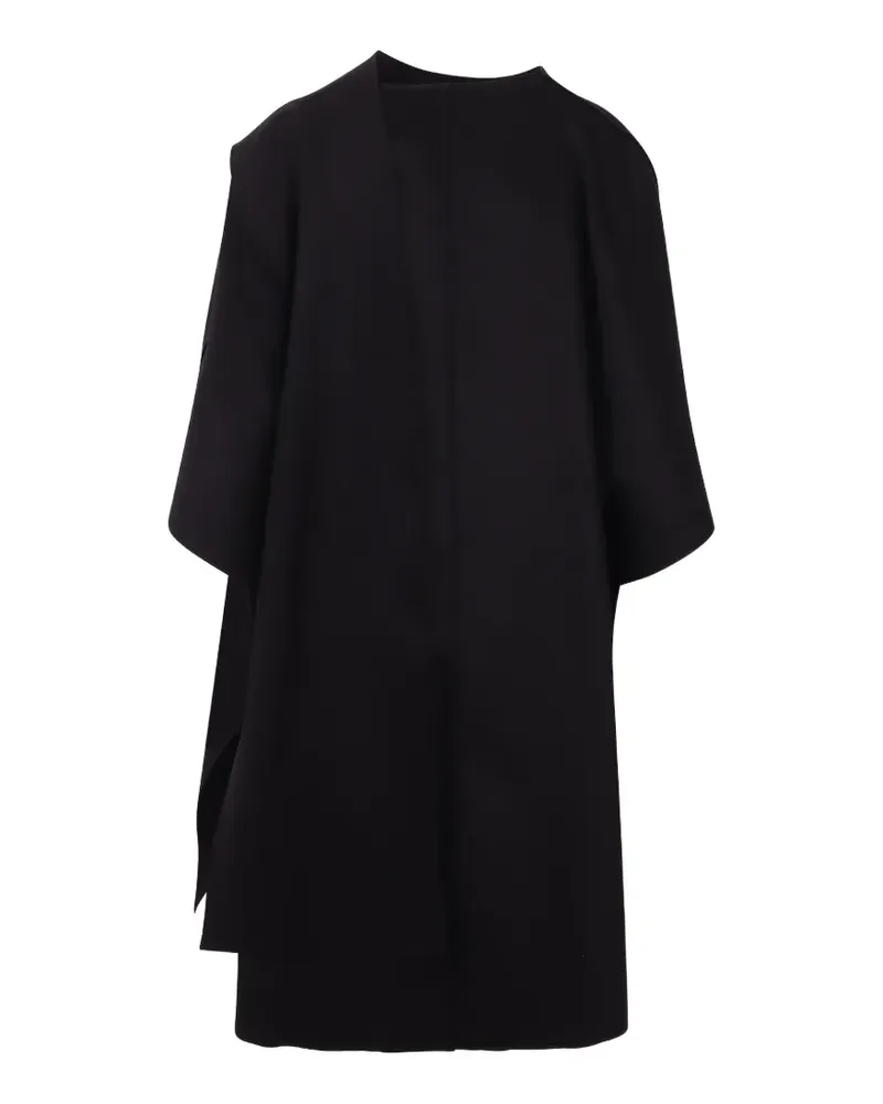 Gianluca Capannolo Asymmetrischer Pullover mit Cape-Ärmeln - Schwarz Schwarz