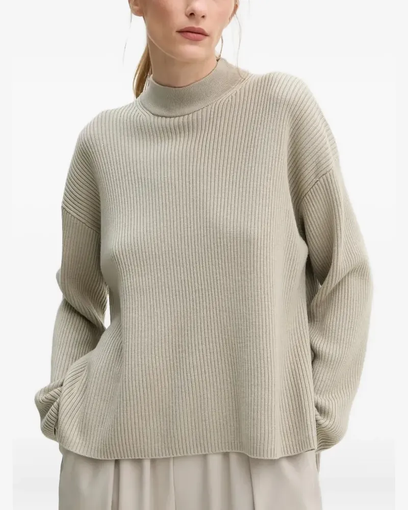Drykorn Gerippter Rollkragenpullover - Nude Nude