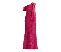 Asymmetrisches Maxikleid - Rosa