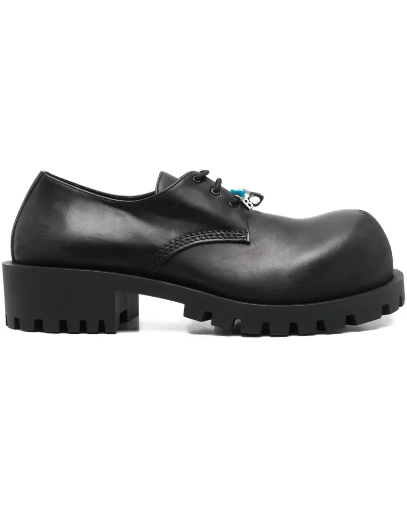 Balenciaga Oxford-Schuhe mit Schnürung - Schwarz Schwarz
