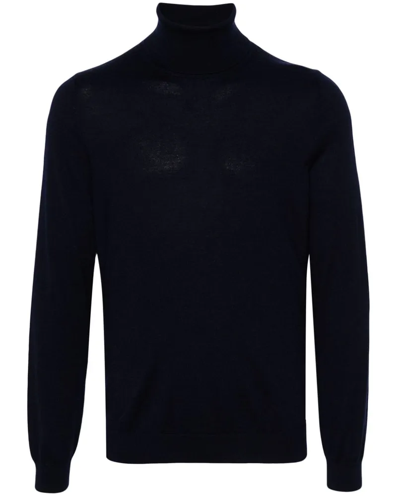 Eric Bompard Extrafeiner Rollkragenpullover - Blau Blau