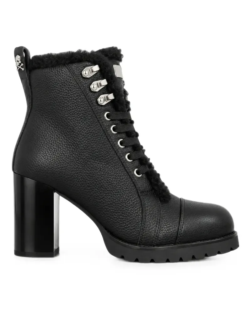 Philipp Plein Stiefel mit Schnürung - Schwarz Schwarz