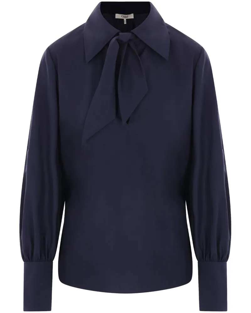 Chloé Bluse aus Baumwolle - Blau Blau