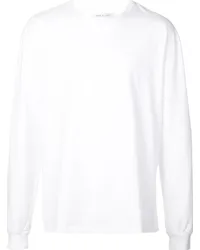 John Elliott + Co Klassisches Langarmshirt Weiß