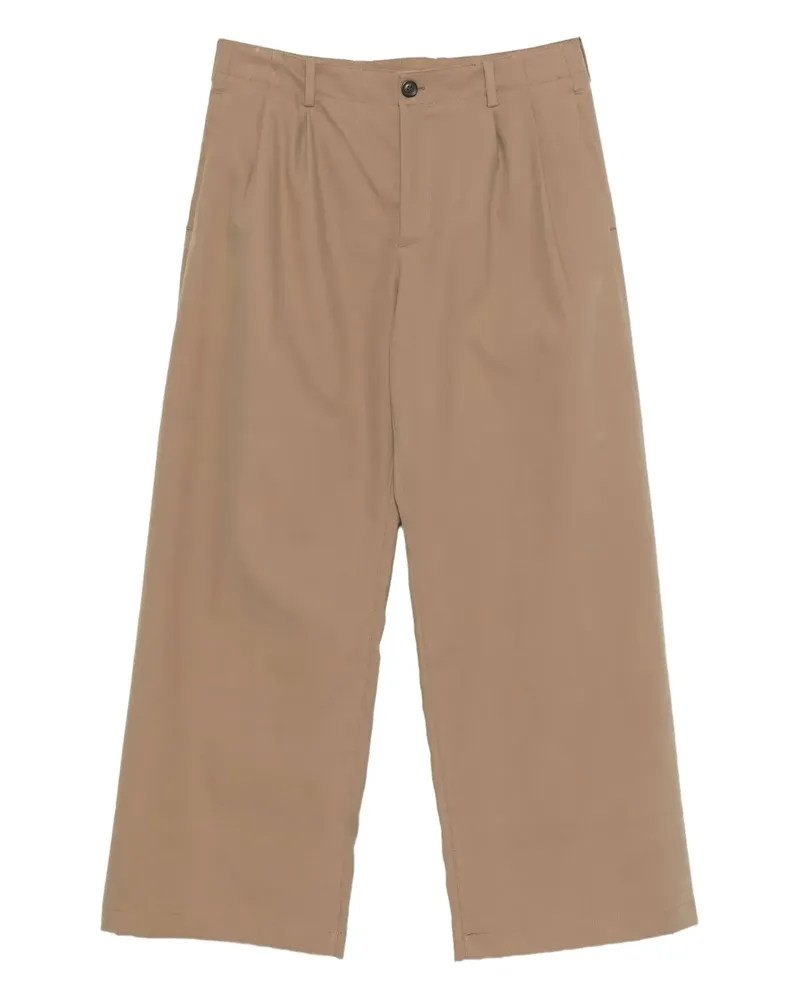 Our Legacy Hose mit Bundfalten - Braun Braun