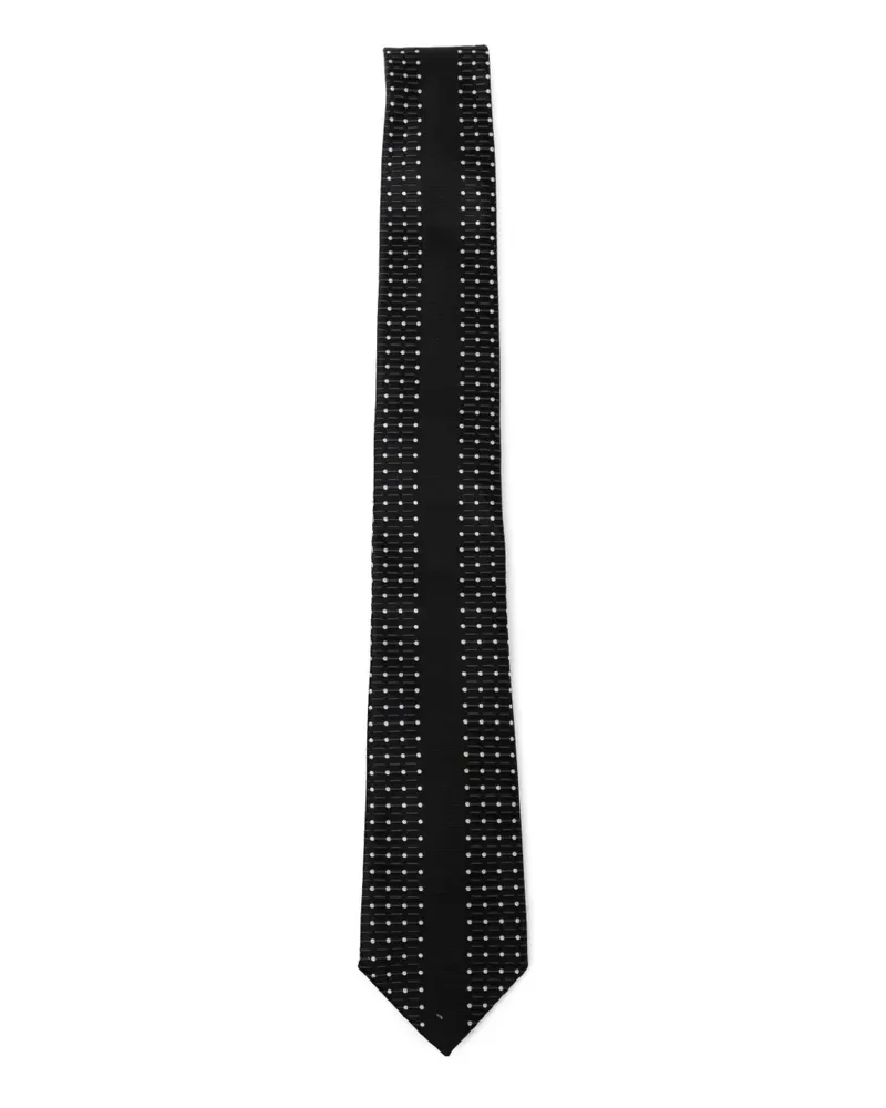Tom Ford Krawatte mit Polka Dots - Schwarz Schwarz