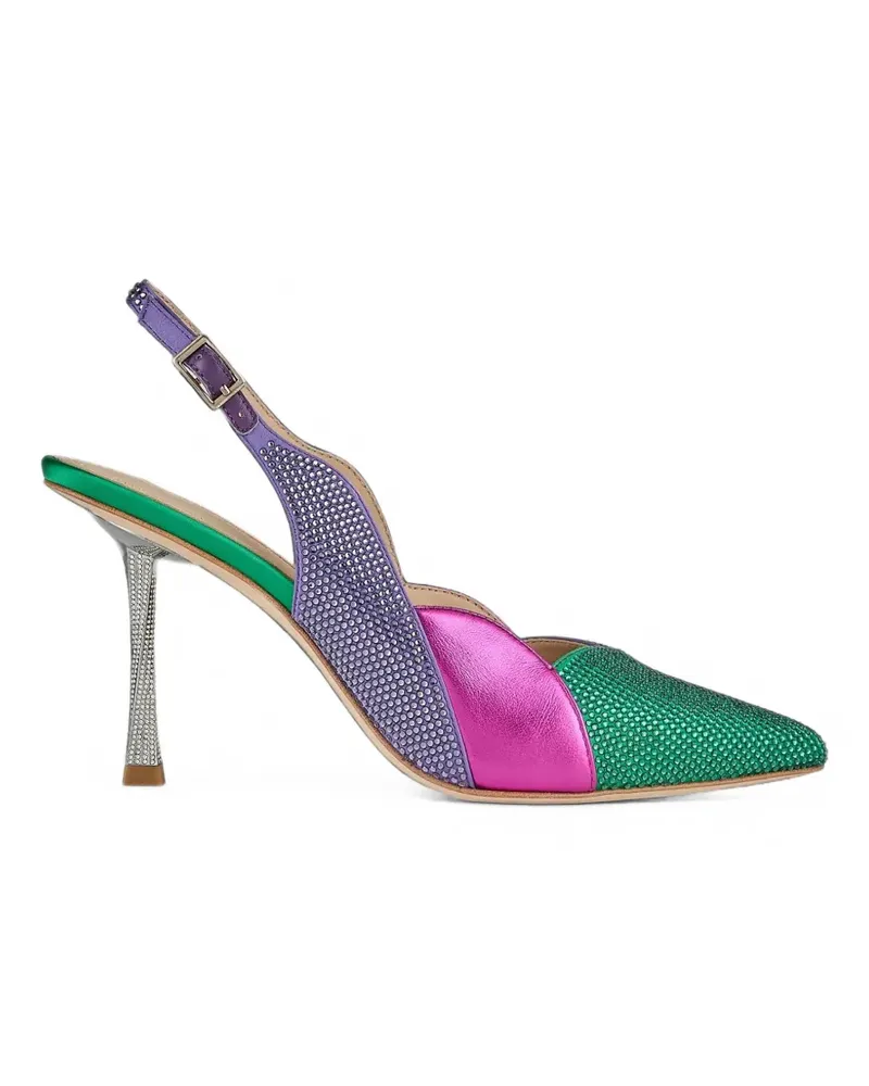 Kat Maconie Slingback-Pumps mit Kristallen - Violett Violett