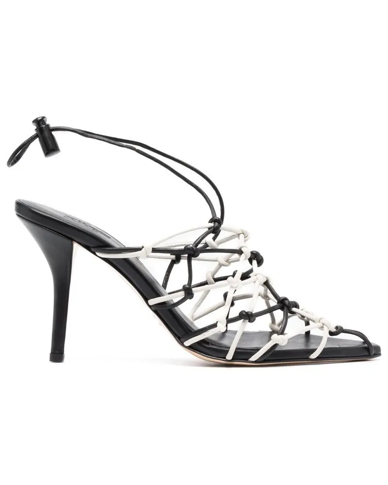 Gia Borghini Pumps mit spitzer Kappe 100mm - Schwarz Schwarz