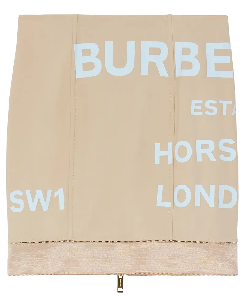 Burberry Minirock mit "Horseferry"-Print - Braun Braun
