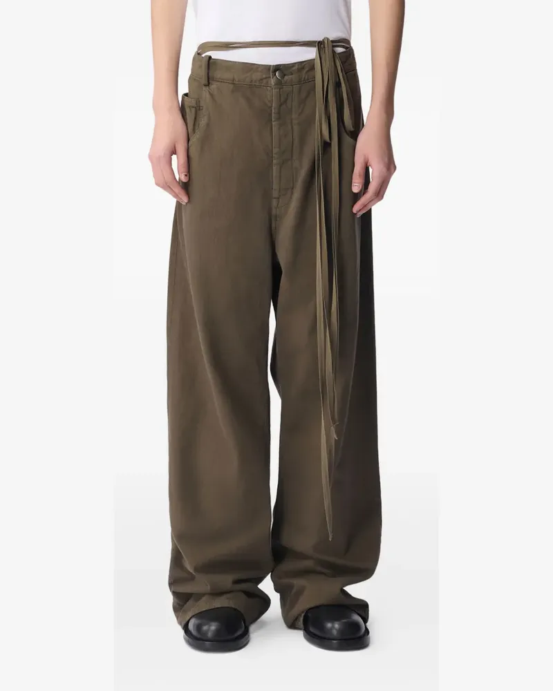 Ann Demeulemeester Polly 5 Pocket jeans - Braun Braun