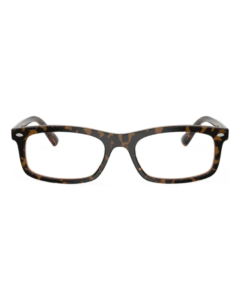 Ray Ban Brille mit eckigem Gestell - Braun Braun