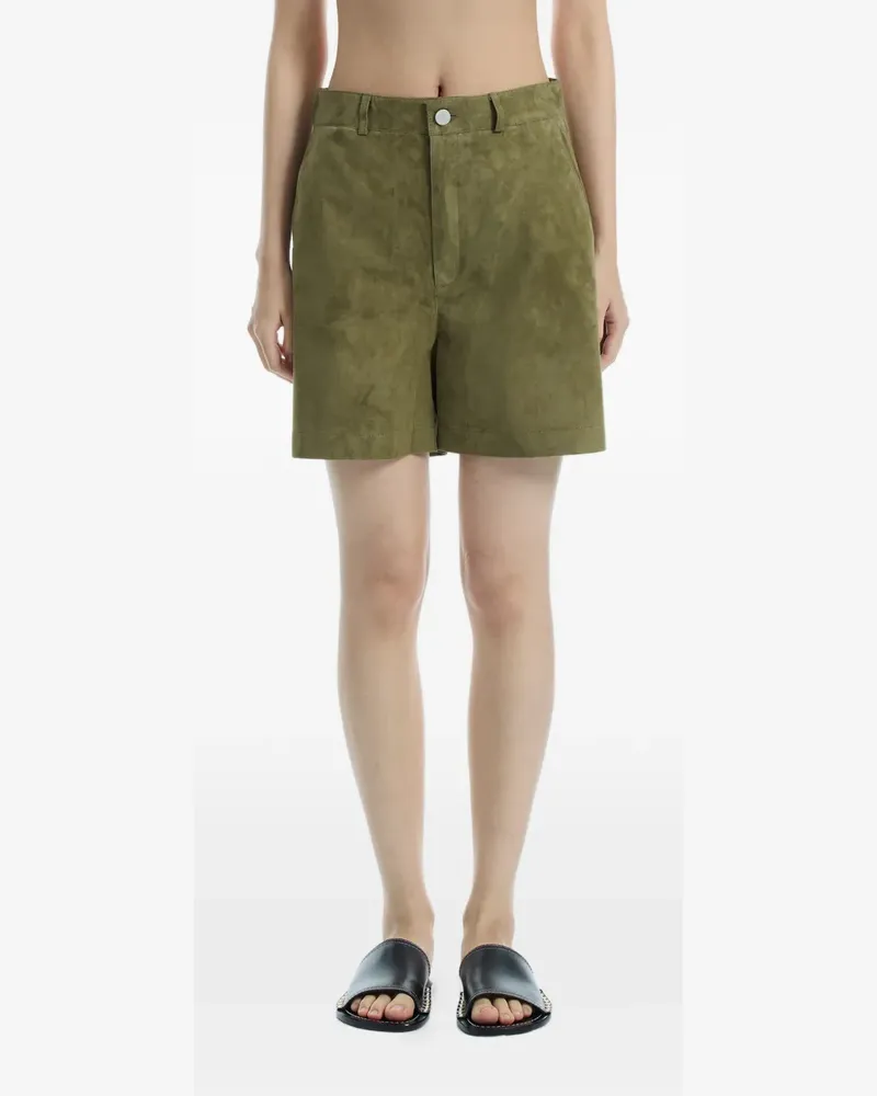 Arma Bobby suede shorts - Grün Grün