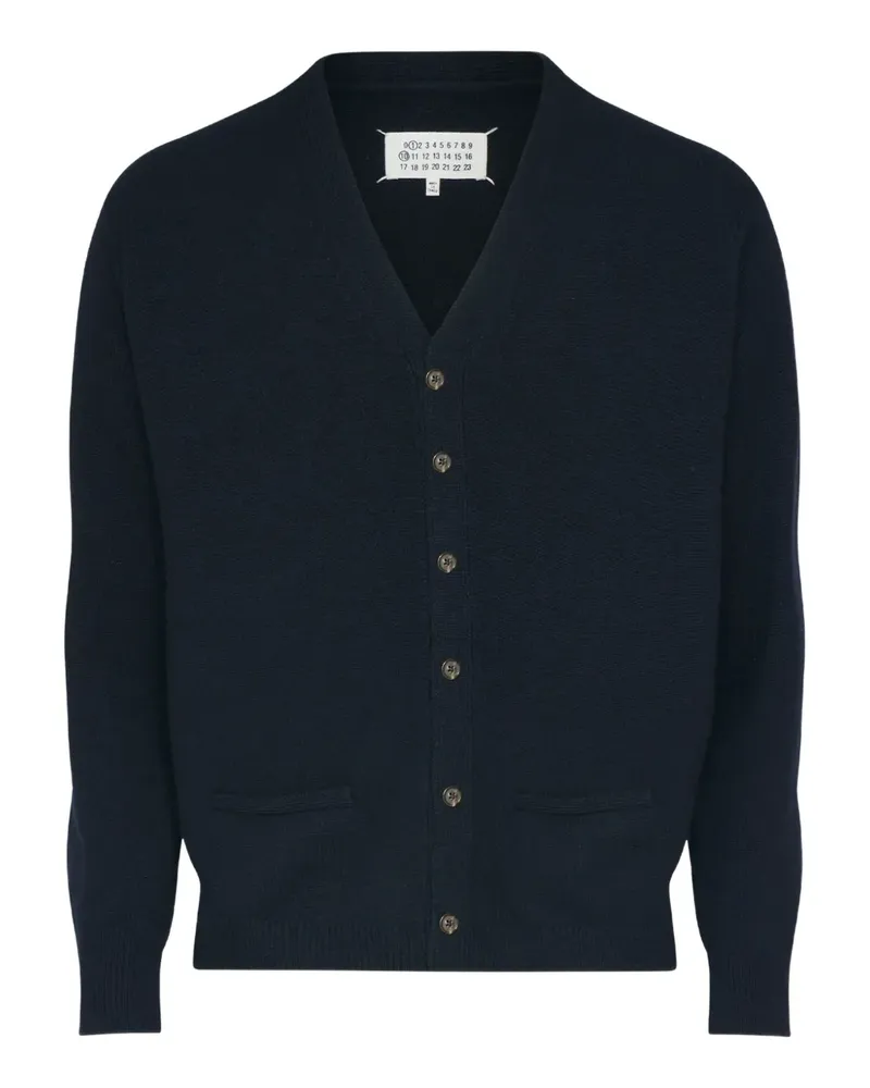 Maison Margiela Geknöpfter Cardigan - Blau Blau