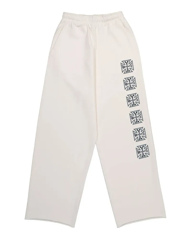 VETEMENTS logo track pants - Nude Nude