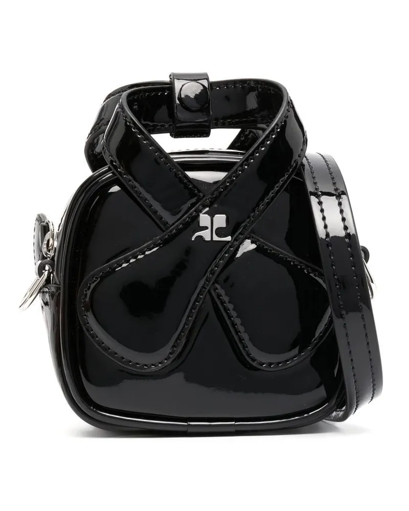 Courrèges Loop Mini-Tasche - Schwarz Schwarz