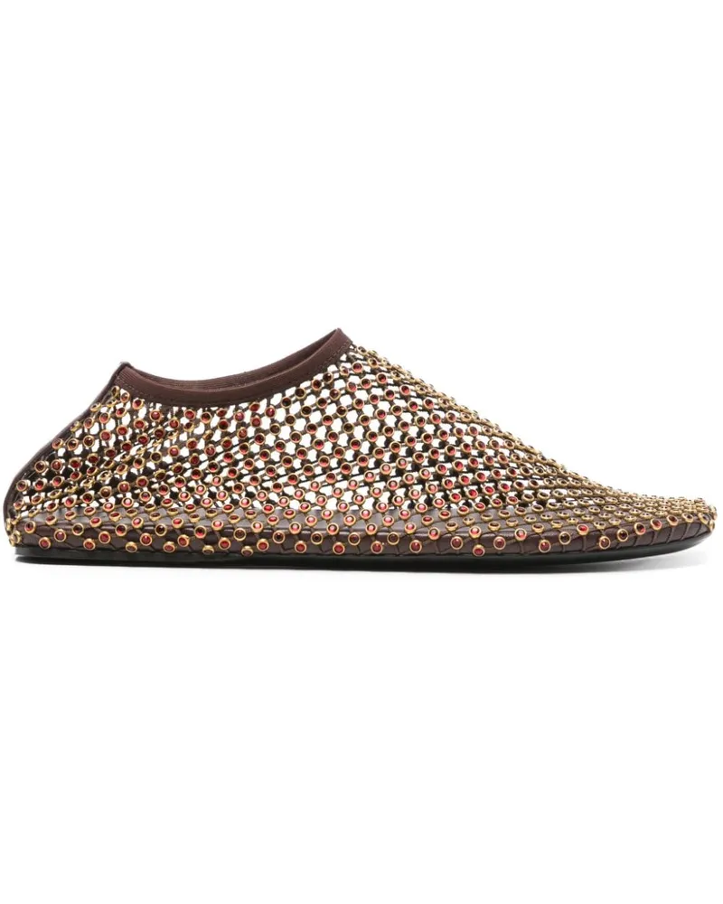 Christopher Esber Minette Ballerinas - Braun Braun