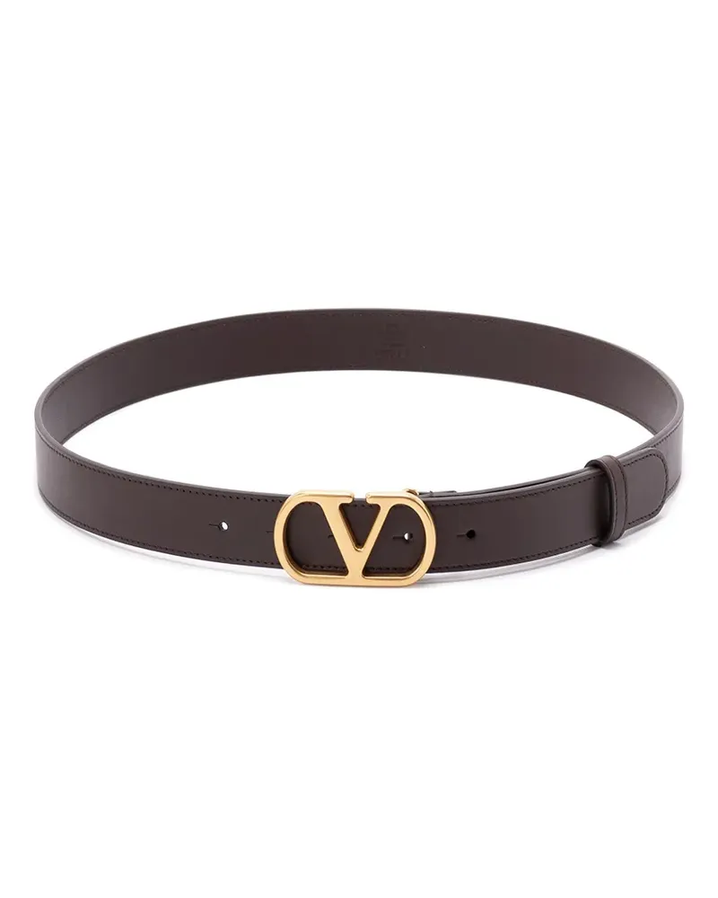 Valentino Garavani Gürtel mit VLogo - Braun Braun