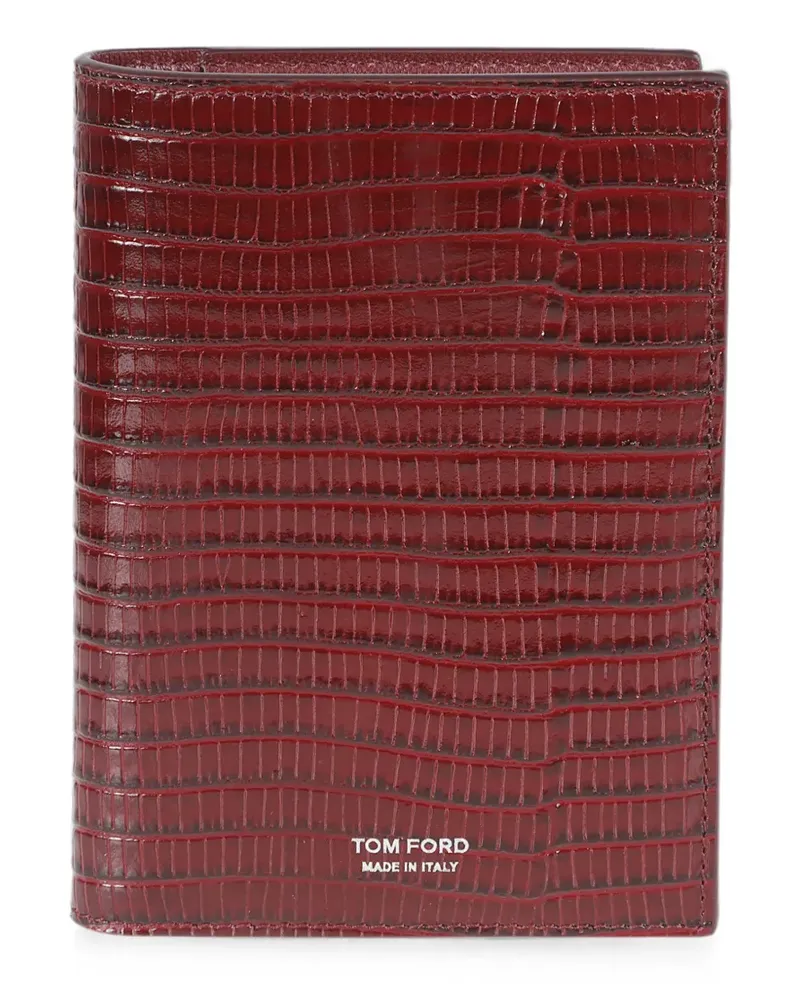 Tom Ford bi-fold wallet - Rot Rot