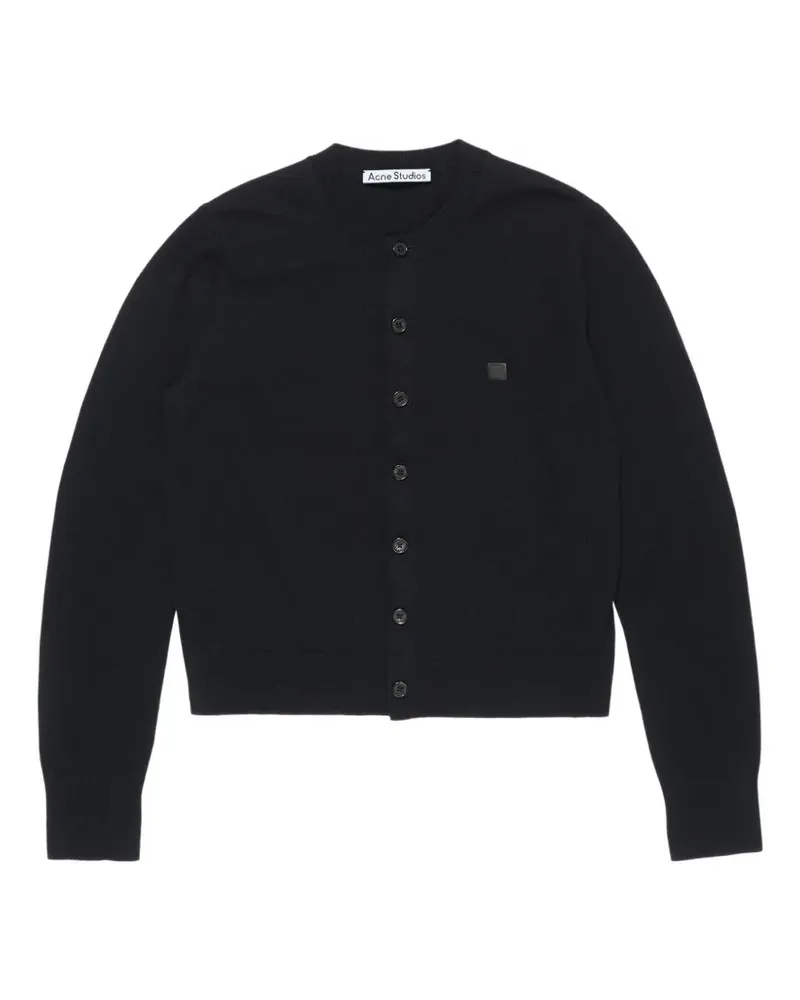 Acne Studios Cardigan mit Knöpfen - Schwarz Schwarz