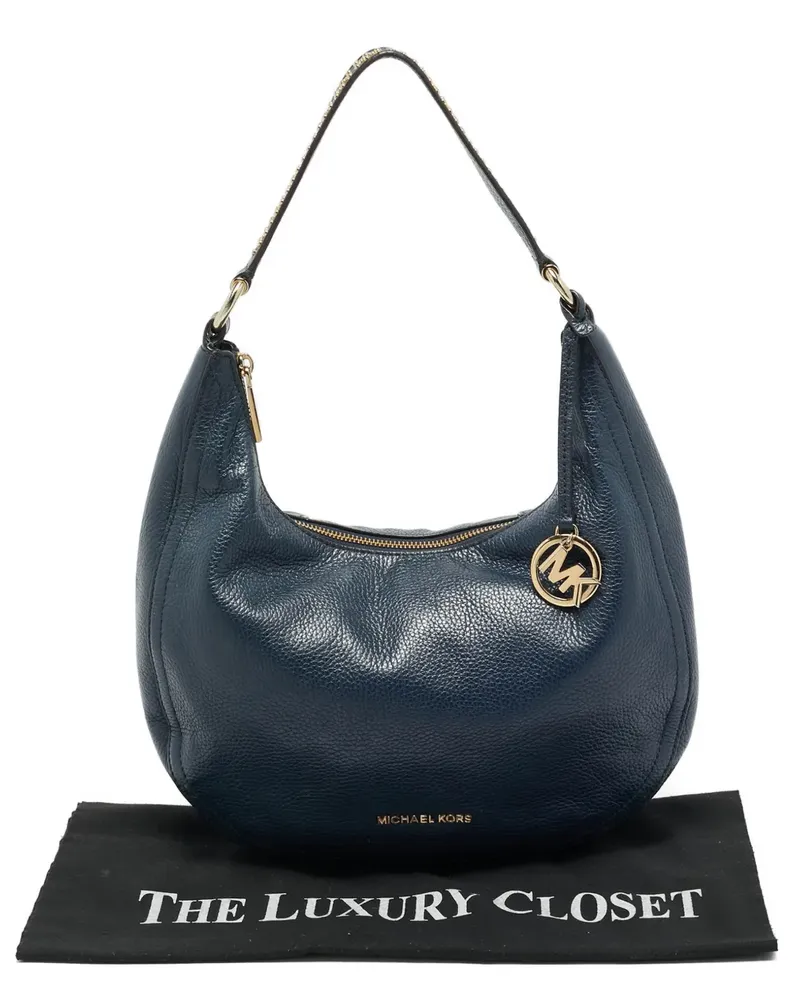 Michael Kors Lidia leather shoulder bag - Blau Blau