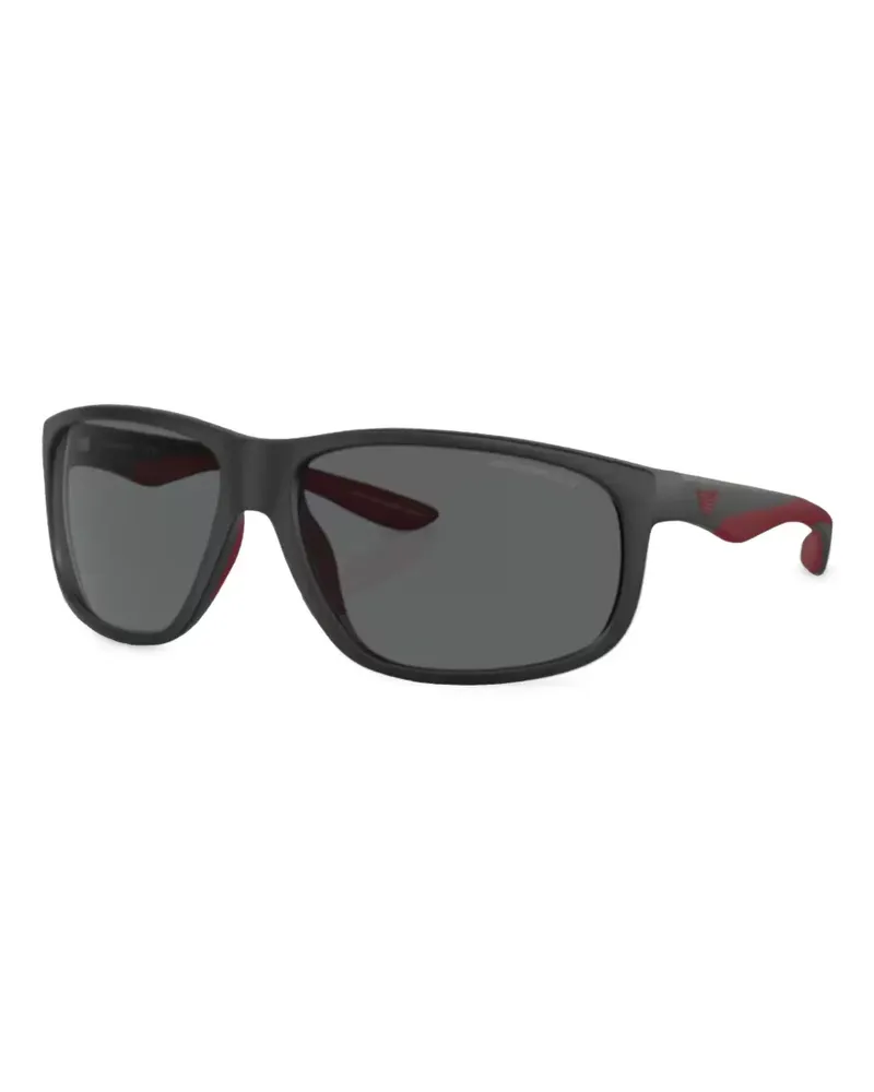 Emporio Armani Zweifarbige Sonnenbrille - Schwarz Schwarz