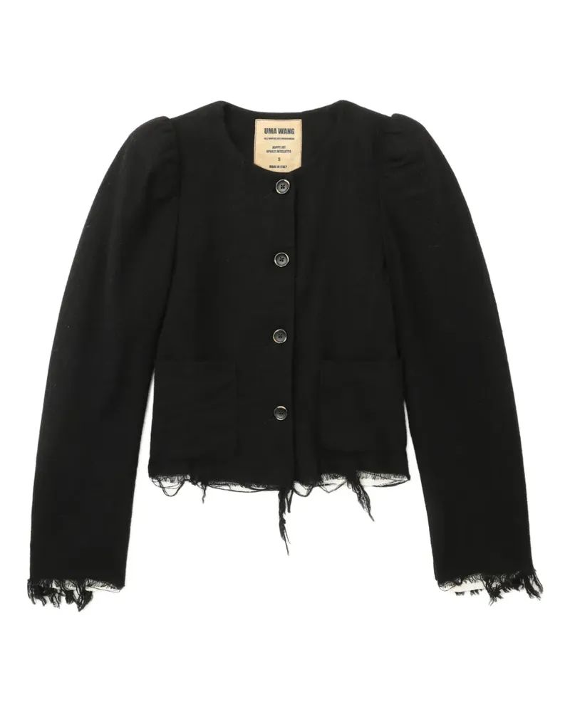 Uma Wang Jacke mit Puffärmeln - Schwarz Schwarz