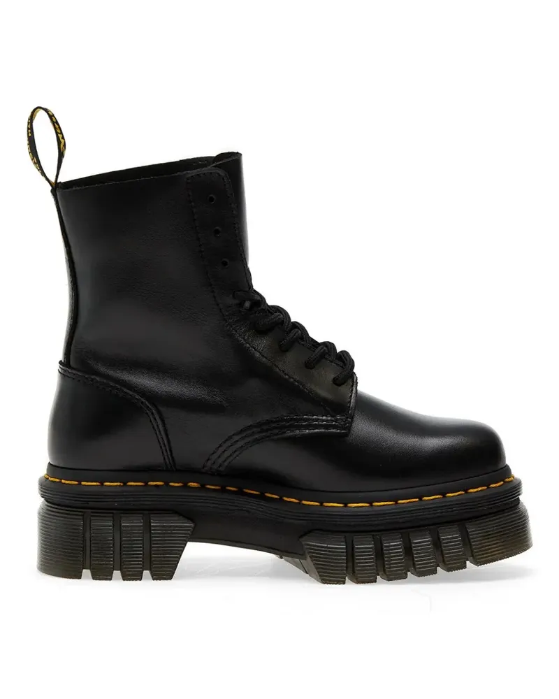 Dr.Martens contrast-stitching platform boots - Schwarz Schwarz