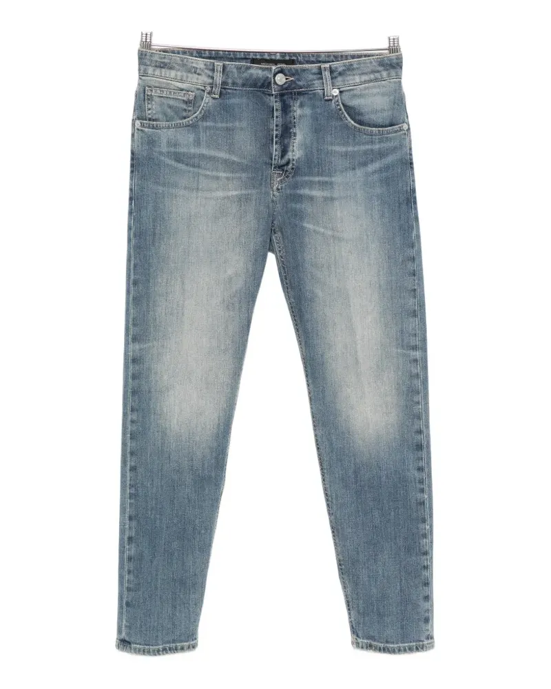 MICHAEL COAL faded-effect jeans - Blau Blau