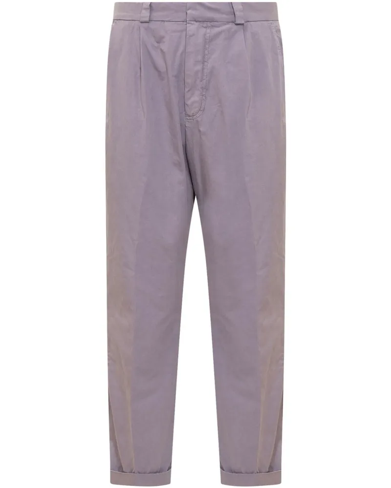 Amish Plissierte Hose - Violett Violett