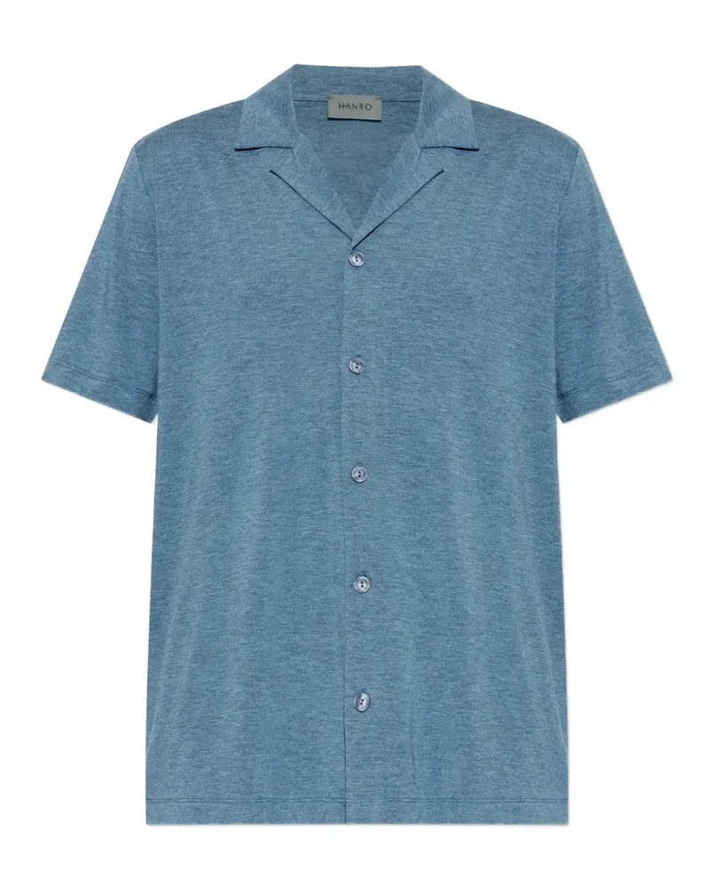 Hanro buttoned shirt - Blau Blau